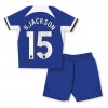 Chelsea Nicolas Jackson #15 Heimtrikot 2023-24 Kurzarm (+ kurze hosen)